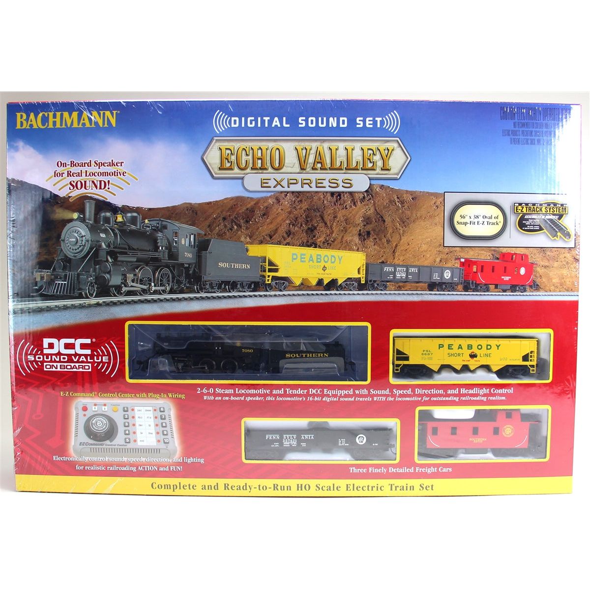 Bachmann, HO Scale, 00825, Echo Valley Express Train Set, Southern Railway (DCC And Sound Equipped)