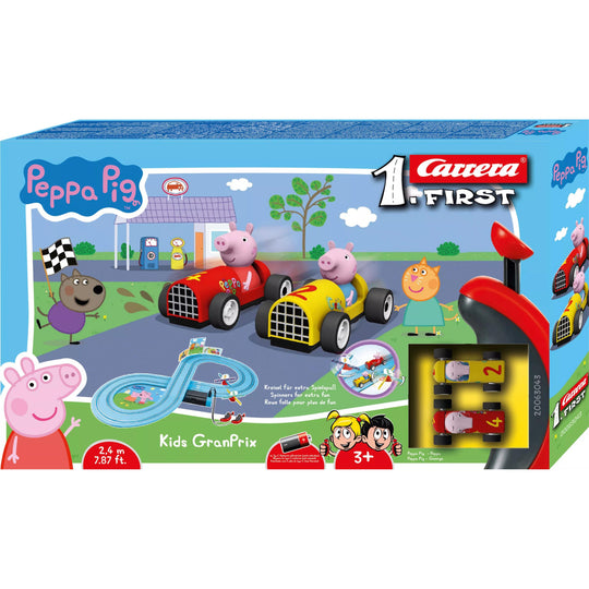 Carrera, 20063043, Carrera First, Peppa Pig - Kids GrandPrix, Battery Operated