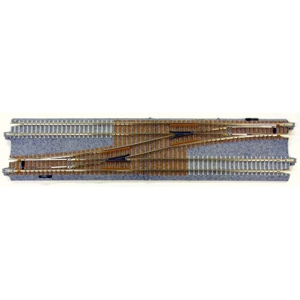 Kato, N Scale, 20230, Double-Track Crossover Unitrack, Left Hand