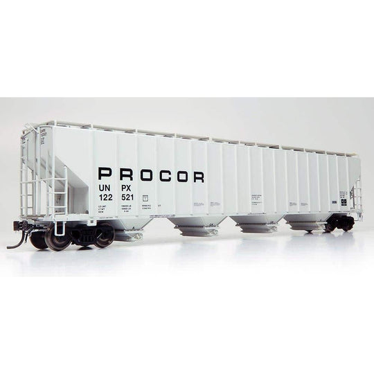 Rapido, HO Scale, 157005, Procor 5820 Covered Hoppers, Procor (UNPX), 6 Pack