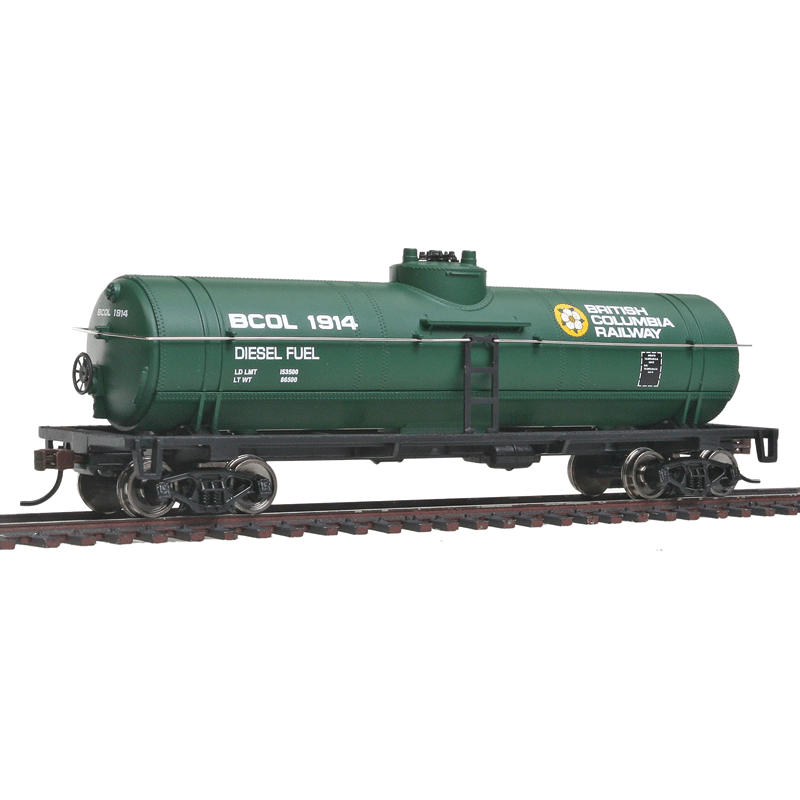 Walthers Trainline, 931-1441, HO, Tank Car, British Columbia Railway (Diesel Fuel)
