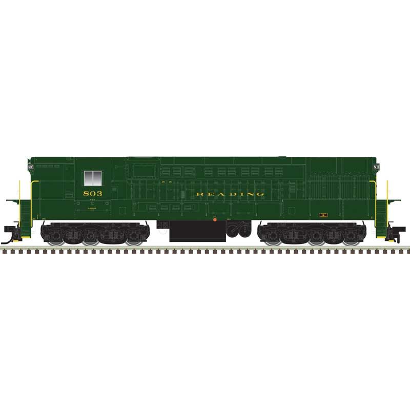 Atlas Master Line, N Scale, 40005411, Silver Series, Train Master, Locomotive, Reading Railroad, #804