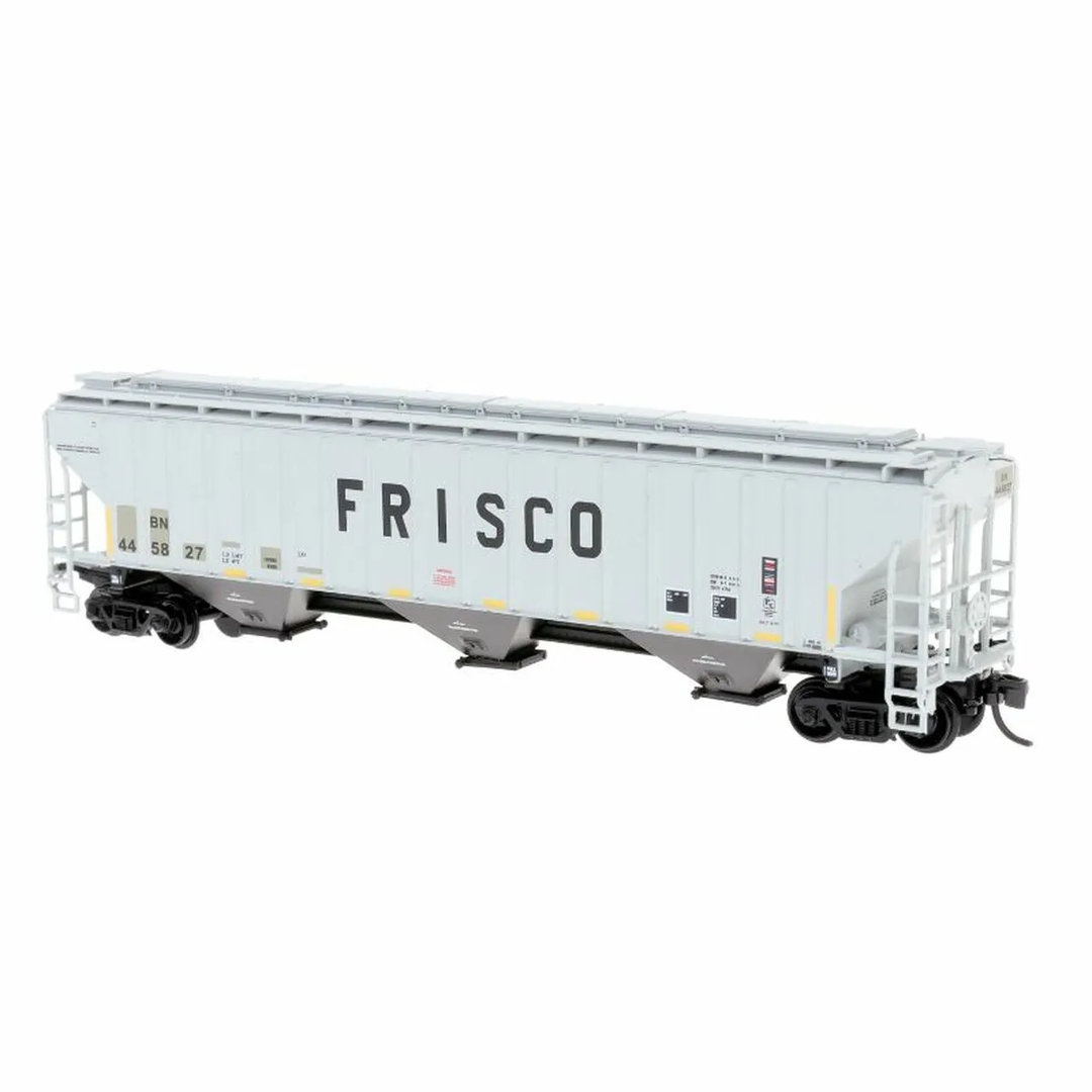 InterMountain, 653113-01, N Scale, 4750 Cu Ft. 3-Bay Hopper, BN Patched Frisco, #445827
