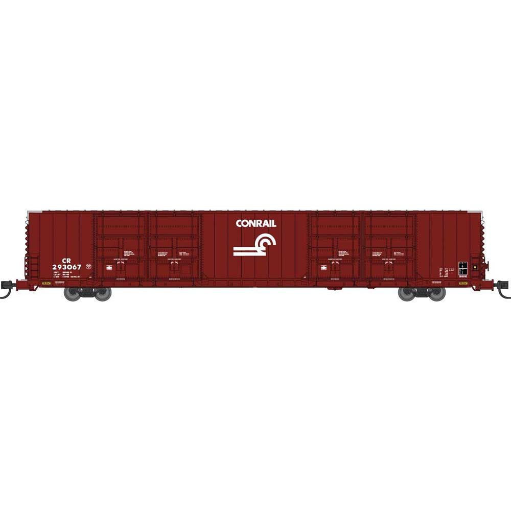 Bluford Shops, N Scale, 87260, 86’ Quad Door Boxcar, Conrail, #293067