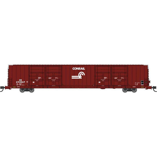 Bluford Shops, N Scale, 87260, 86’ Quad Door Boxcar, Conrail, #293067