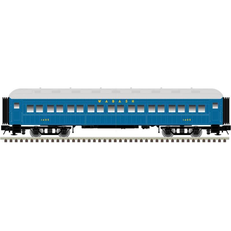 Atlas Trainman, N Scale, 50006251, 60' Passenger Coach, Wabash, #1404