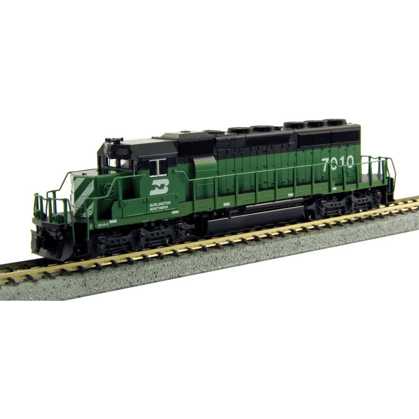 Kato, 176-4822, N Scale, SD40-2, Early Production, Burlington Northern, #6328, DCC Ready