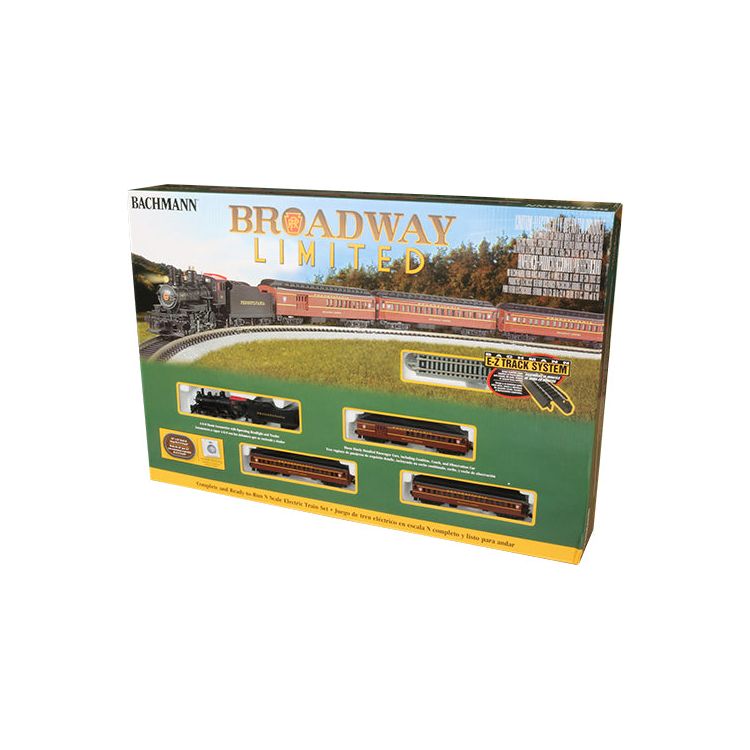 Bachmann, N Scale,  24026, The Broadway Limited Set With E-Z Track, Pennsylvania Railroad