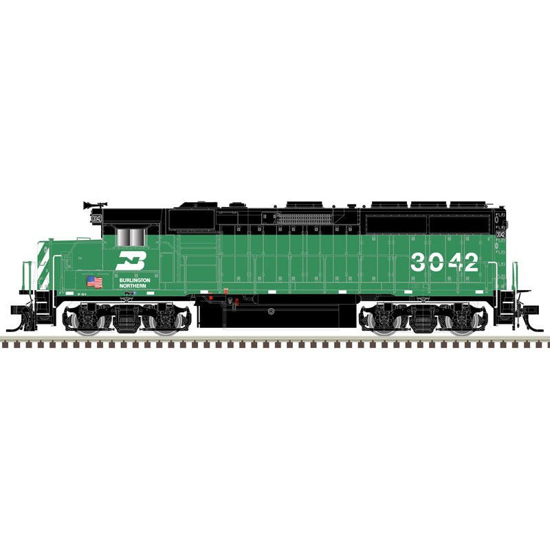 Atlas Master Line, 40004719,  N Scale, EMD GP40-2, Locomotive, Burlington Northern #3057, DCC Ready