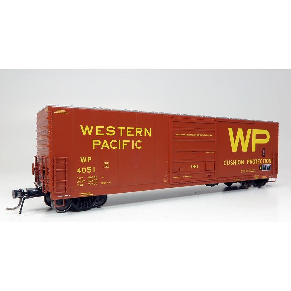 Rapido, HO Scale, 139007-2, Evans X72A Box Car, Western Pacific, #4053