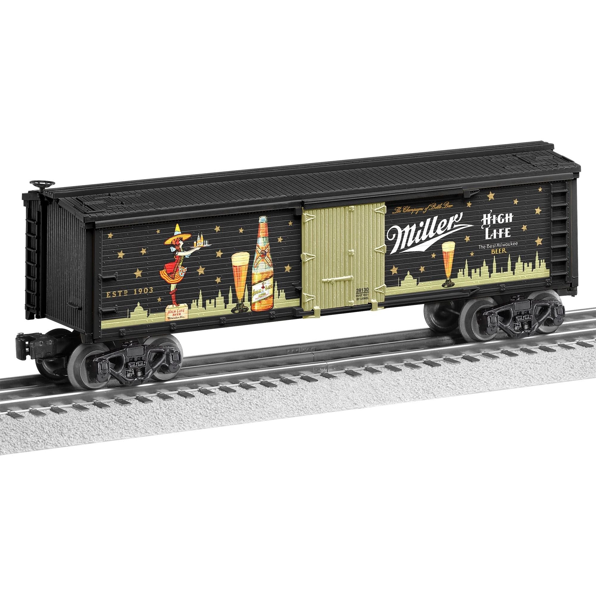 Lionel, 2128130, O Scale, Vintage Miller High Life Reefer