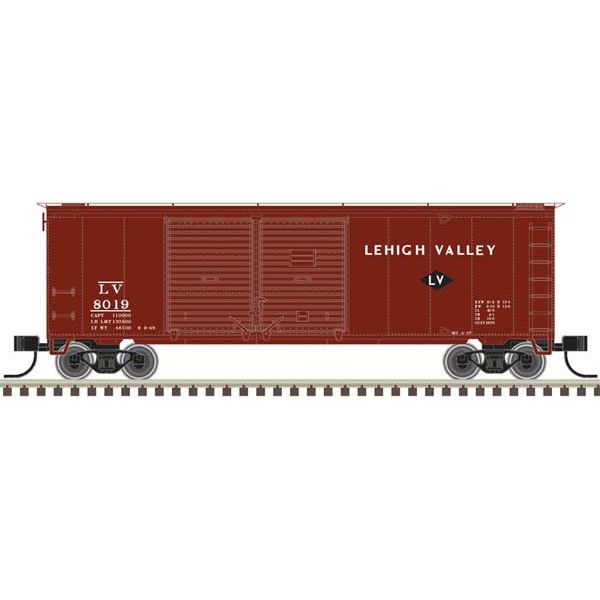 Atlas, N Scale, 50006199, 40' Double-Door Boxcar, Lehigh Valley, #8005