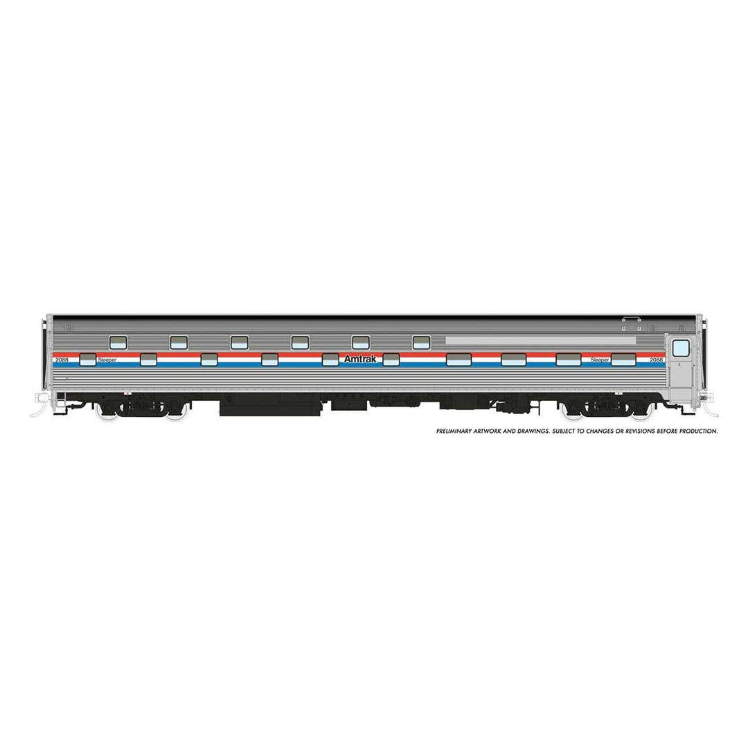 Rapido, HO Scale, 141005, Budd Slumbercoach, Amtrak (Phase 3), #2027, "Loch Long"