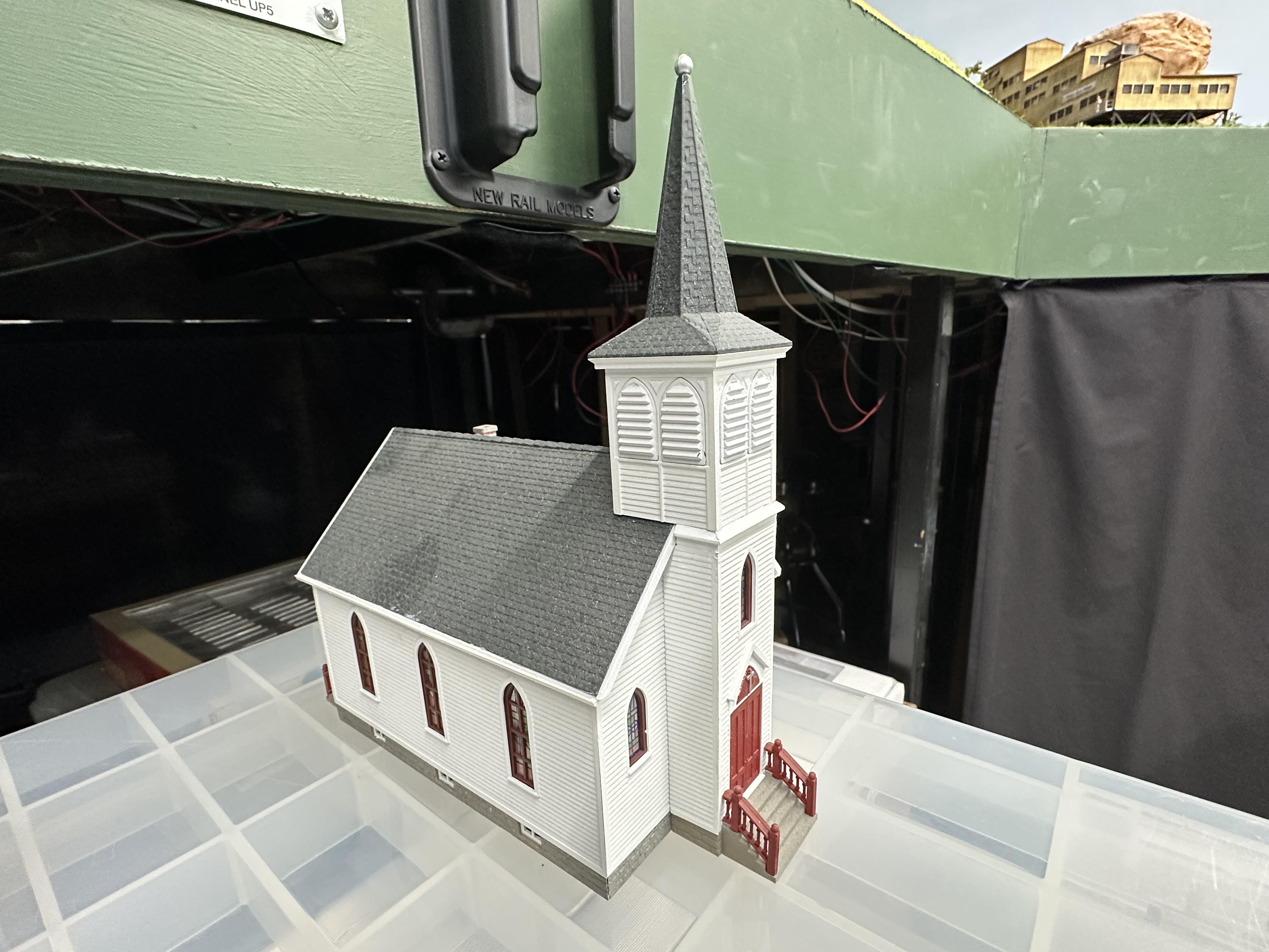 HO Scale used building - White Church