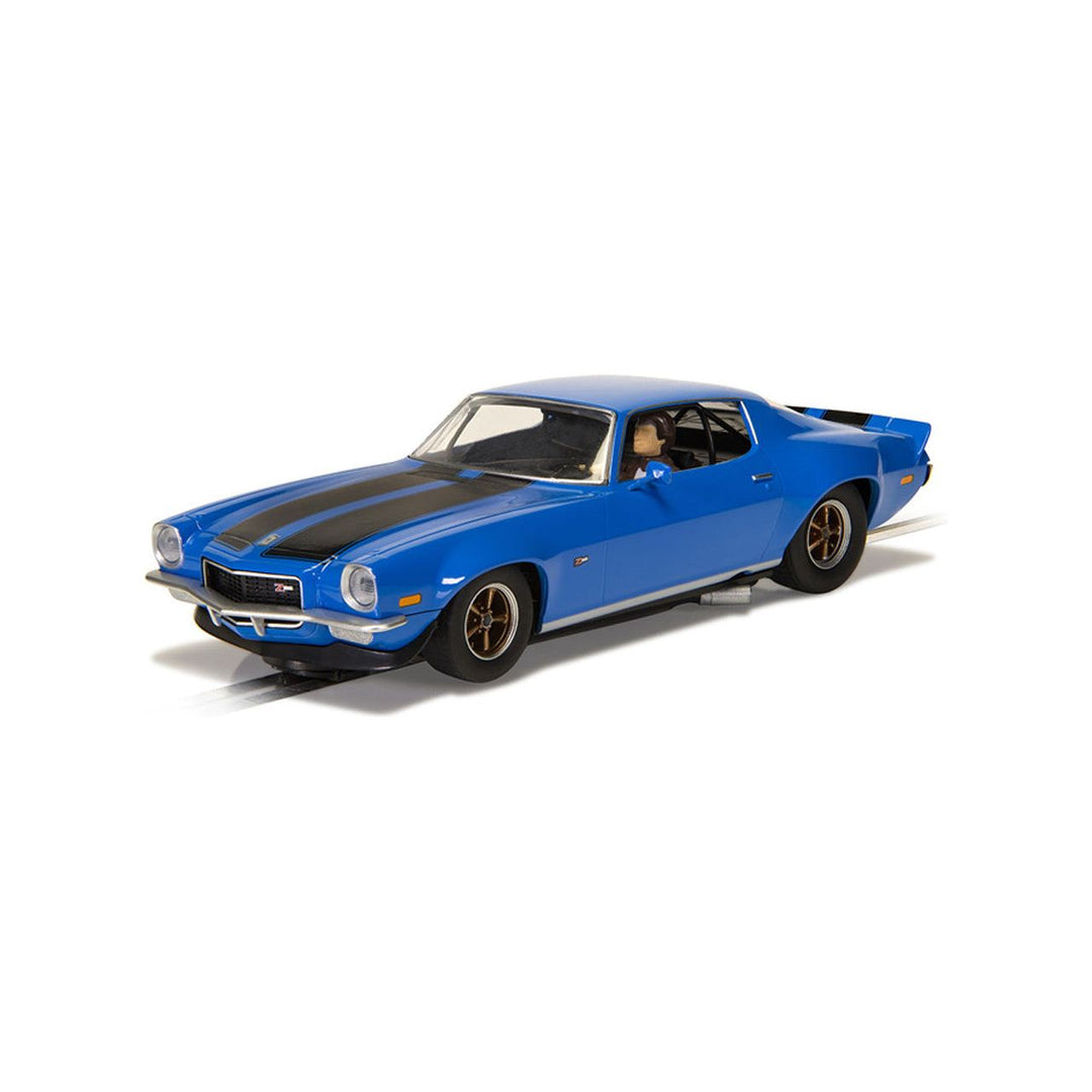 Scalextric, C1429T, American Street Dual, 1970s Chevrolet Camaro vs 1970s Ford Mustang, 1:32