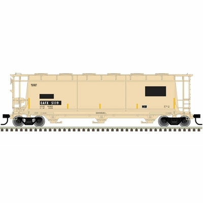 Atlas Master Line HO 20005766 3-Bay Cylindrical Hopper, Rail Logistics #5120