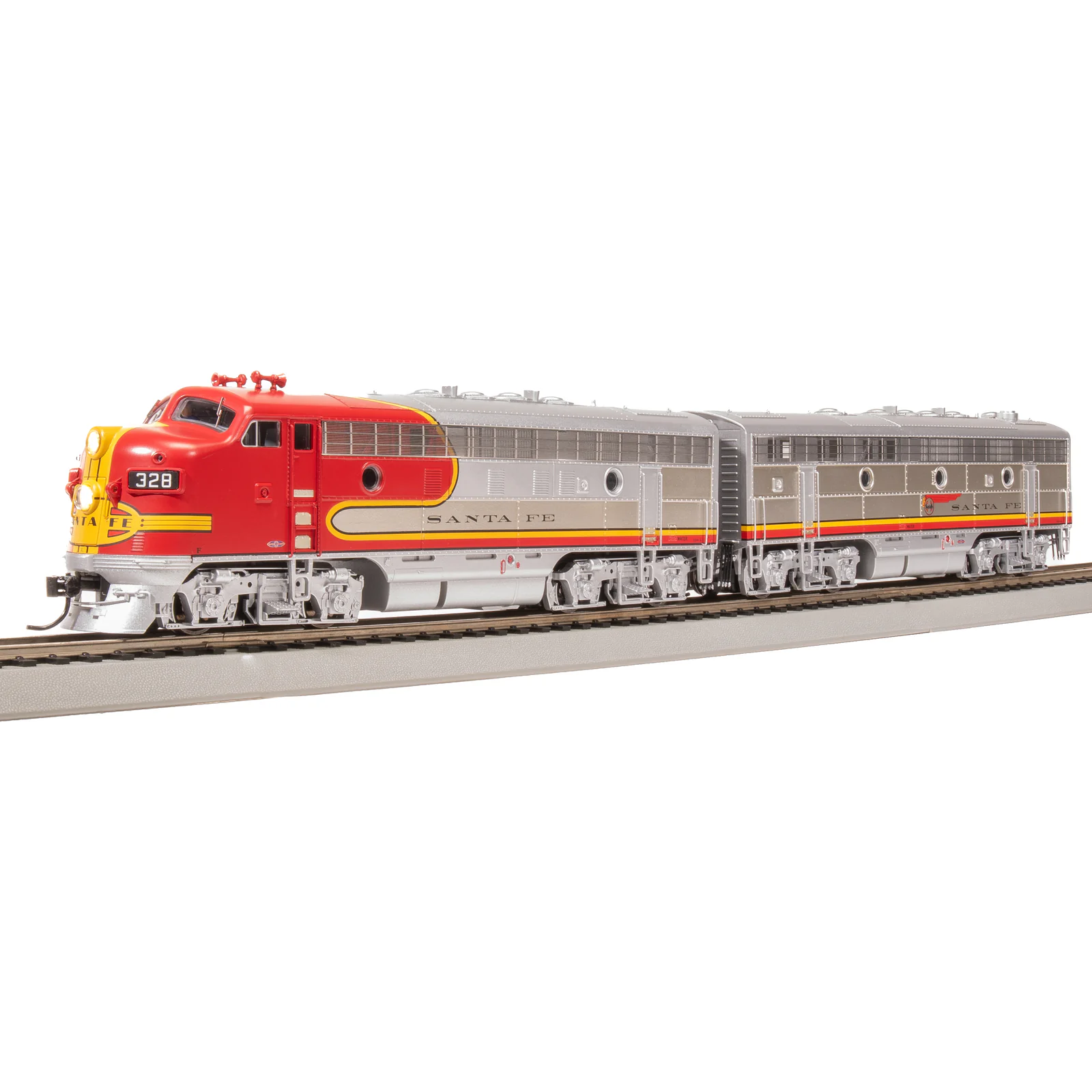 Broadway Limited Imports, HO Scale, 8190, F7 A/B Diesels, ATSF, #328L/328A (Equipped with Paragon4 Sound/DC/DCC)