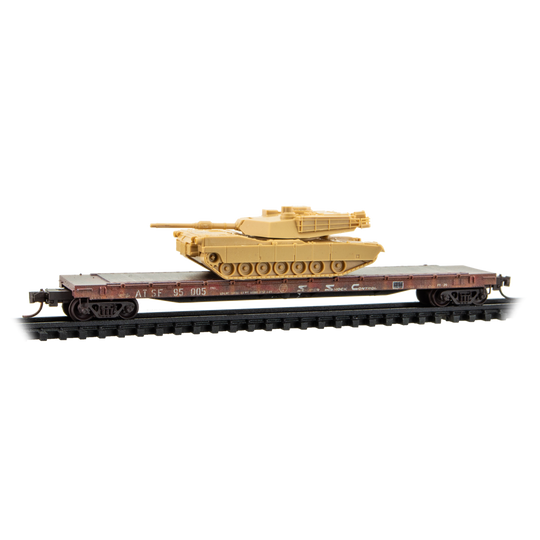 Atlas, 983 102 294, N Scale, Flatcar with M1 Abram Tank Kits, 2 packs