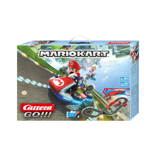 Carrera, 20063503, Carrera Go, Mario Kart™ - Mario vs. Luigi, Battery Operated, w/Jump Ramp