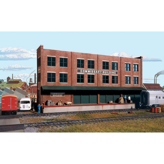 Walthers Cornerstone, HO Scale, 933-3173, Commissary/Freight Building Kit