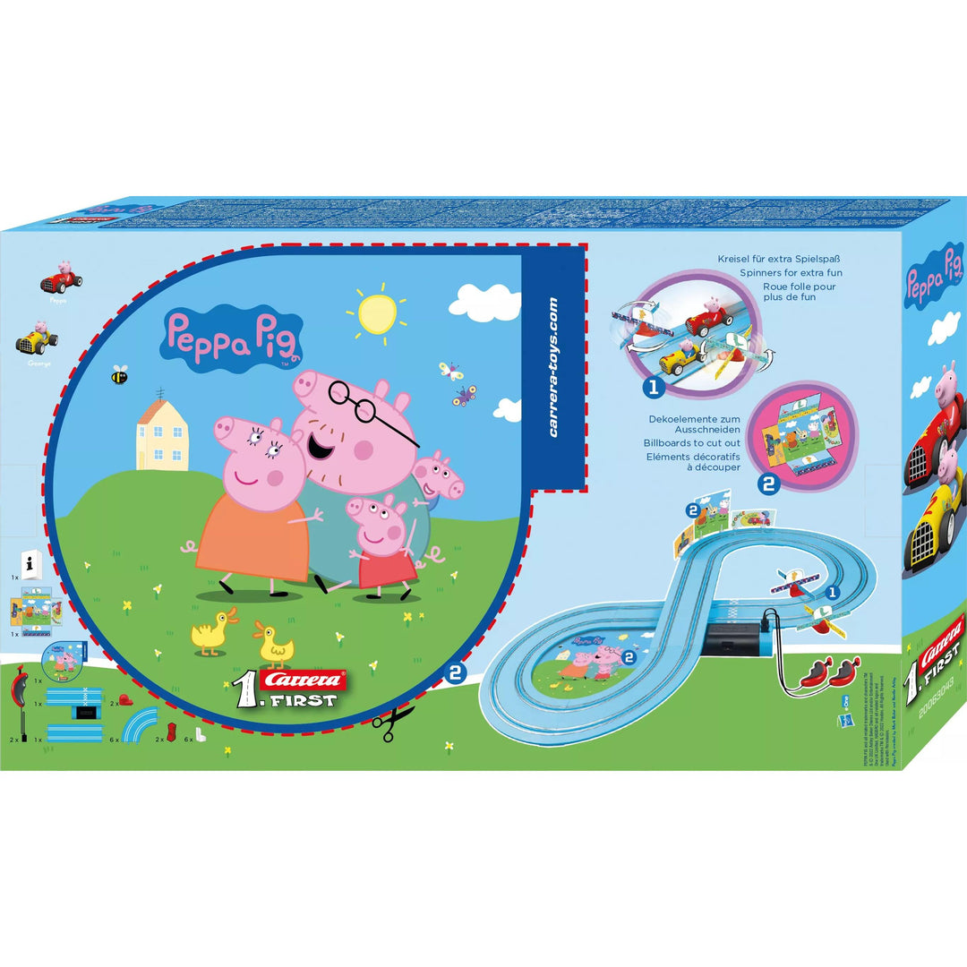 Carrera, 20063043, Carrera First, Peppa Pig - Kids GrandPrix, Battery Operated