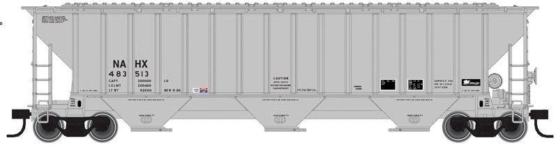 Atlas Trainman, 20 005 451, HO Scale, Thrall 4740 Covered Hopper, North American Car, #483513