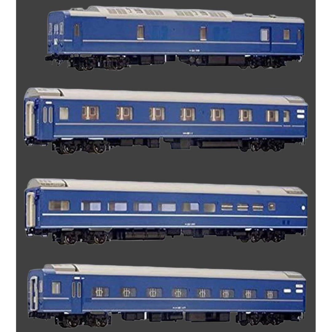 Kato, HO Scale, 3-510, Series 24-25 Express Sleeper Passenger Car 4-Car Set