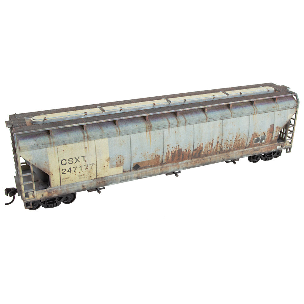 001ho Micro-Trains, 2000-001, HO Scale, AFC 3-Bay Covered Hopper, CSXT, #247 ...