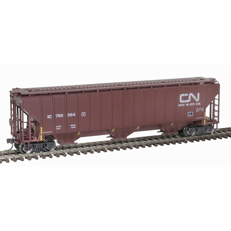 Atlas Trainman, HO Scale,  20006655, Thrall 4750 Hopper, Canadian National (IC) #769606