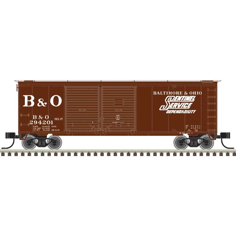 Atlas, N Scale, 50006189, 40' Double-Door Boxcar, Baltimore & Ohio, #294201