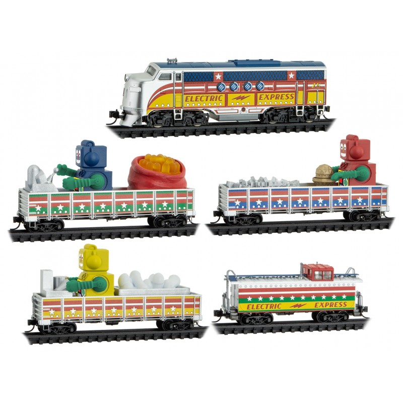 Micro-Trains, N Scale, 993 21 386,  Robot Christmas Train Set