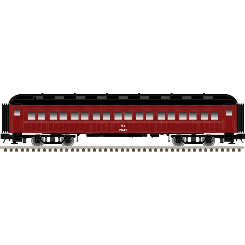 Atlas Trainman, 50006238, N, 60' Passenger Coach, Rock Island, #2843