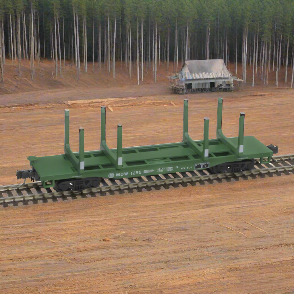 Atlas, 50006270, N Scale, 45' Logging Flatcar Master, Boise Cascade MDW, #1255