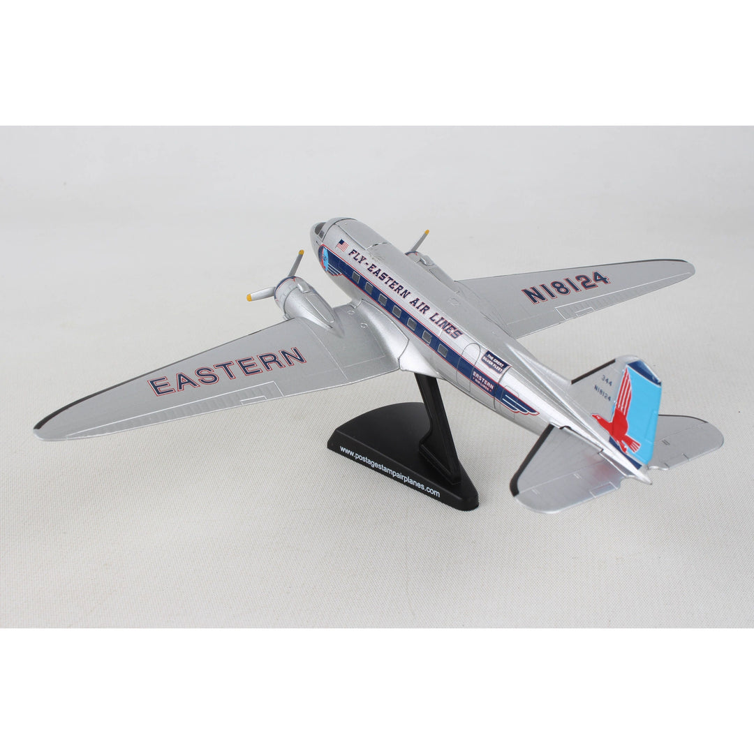 Daron Postage Stamp, PS5559-3, Douglas, DC-3, Eastern Airlines, 1:144
