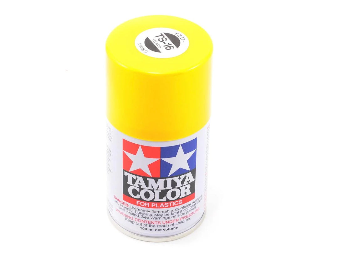 Tamiya, 85016, TS-16, Yellow, Spray Lacquer Paint, 100ml