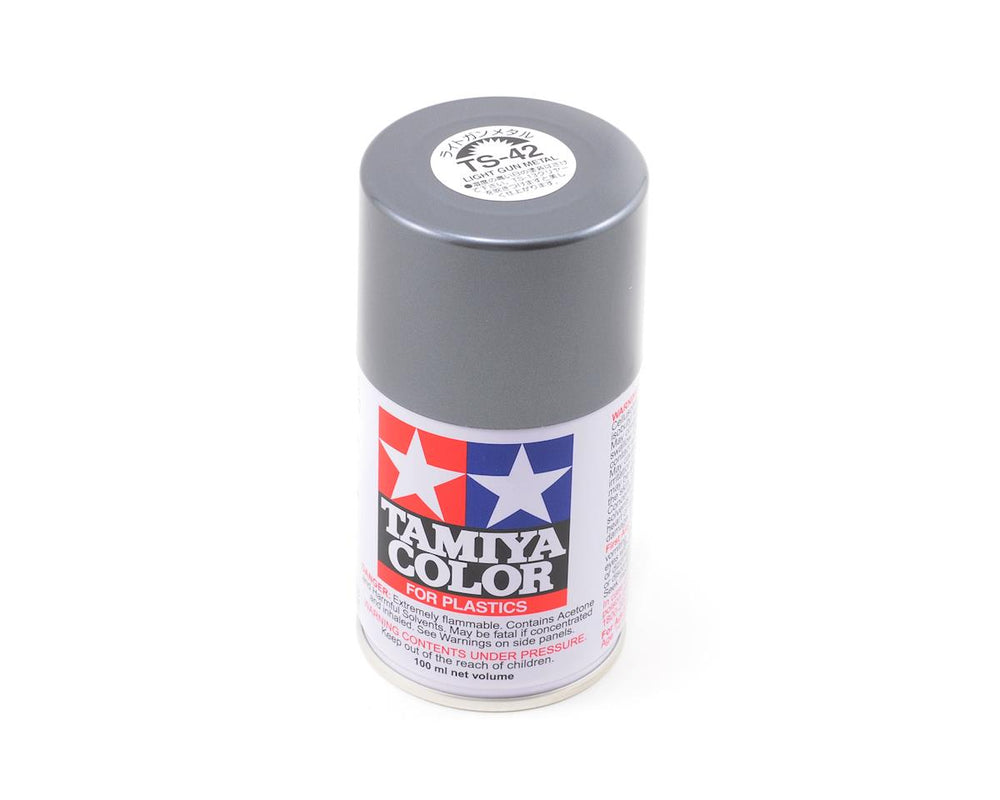 Tamiya, 85042, TS-42, Light Gun Metal, Spray Lacquer Paint, 100ml