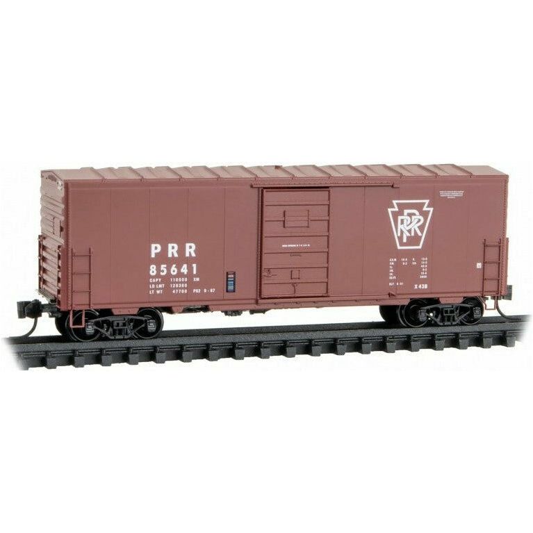 Micro-Trains,  N Scale, 02400181 40' Standard Box Car, Single Door And No Roofwalk, Pennsylvania Railroad, #85641
