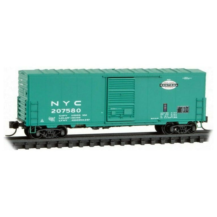 Micro-Trains,  N Scale, 02400480, 40' Standard Box Car, Single Door And No Roofwalk, New York Central, #207580