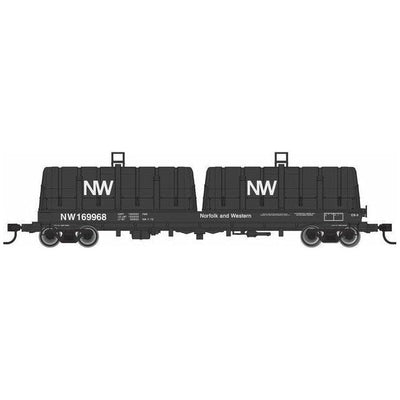 Walthers Proto, HO Scale, 920-105251, 50' Evans Cushion Coil Car, Norfolk & Western, #169968