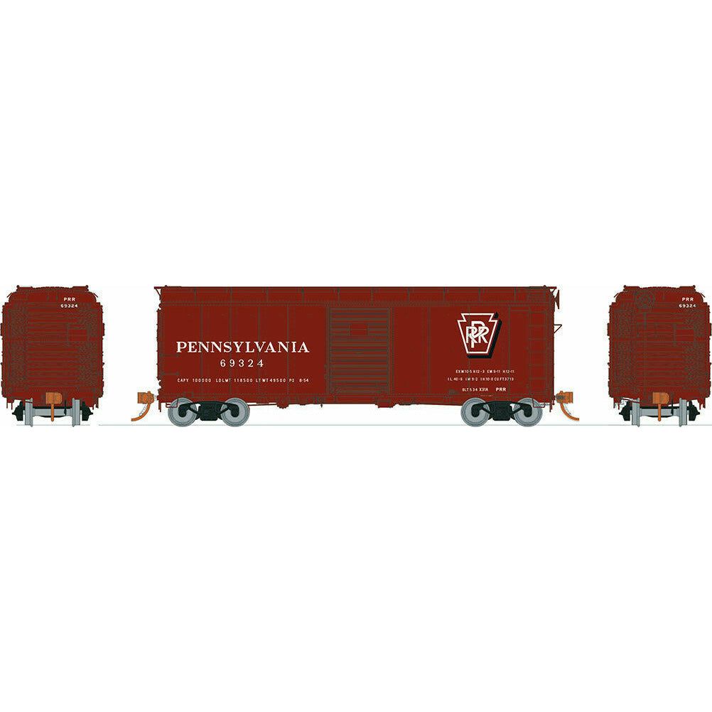 Rapido, 123003, HO Scale, X31A Box Cars With Single Door, Pennsylvania Railroad, (6-Pack)