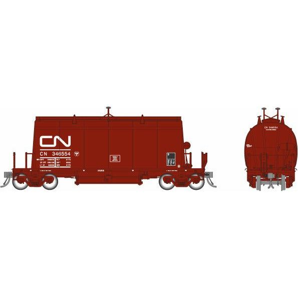 Rapido HO 143002 Long Barrel Ore Hoppers, Canadian National (6-Pack #2)
