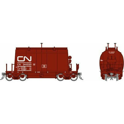Rapido HO 143003 Short Barrel Ore Hoppers, Canadian National (6-Pack #1)