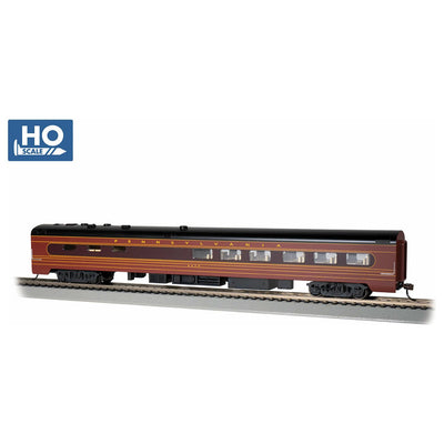 Bachmann, HO Scale, 14804, 85' Smooth-Side Dining Car With Lighted Interior, Pennsylvania, #4420