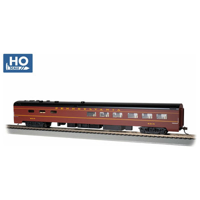 Bachmann, HO Scale, 14805, 85' Smooth-Side Dining Car With Lighted Interior, Pennsylvania Railroad, #4414