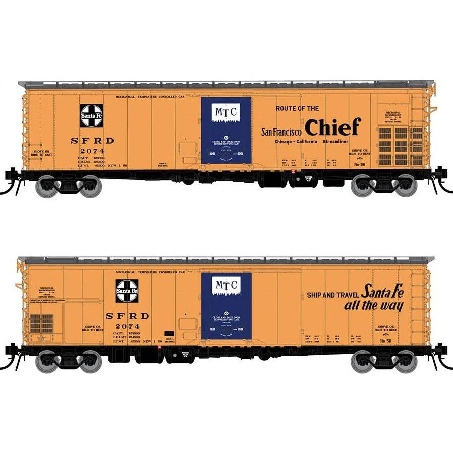 Rapido, 156002, HO Scale, RR-56, Mechanical Reefers, San Francisco Chief Slogan, (4-Pack)