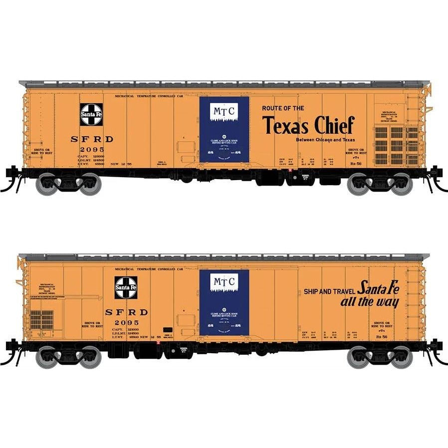 Rapido, 156003, HO Scale, RR-56, Mechanical Reefers, Texas Chief Slogan, (4-Pack)