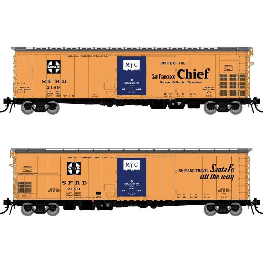 Rapido, 156007, HO Scale, RR-60, Mechanical Reefers, San Francisco Chief Slogan, (3-Pack)