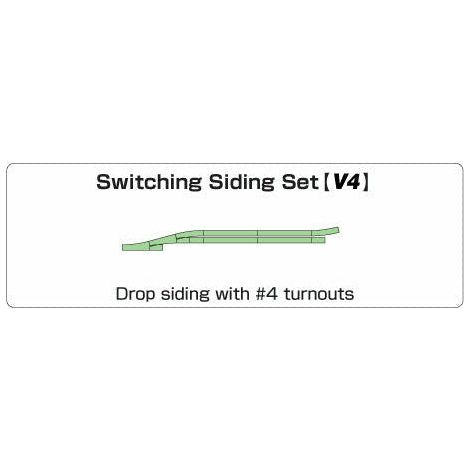 Kato, N Scale, 20-863, Unitrack, V4 Switching Siding Set
