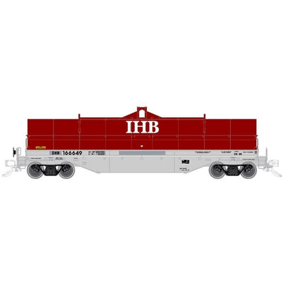 Atlas, HO Scale, 20005602, 42' Coil Steel Car, Indiana Harbor Belt Road, #166618