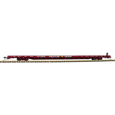 Atlas, HO Scale, 20006124, F89J 89' Flat Car, Trailer Train (As Delivered Brown), #601009